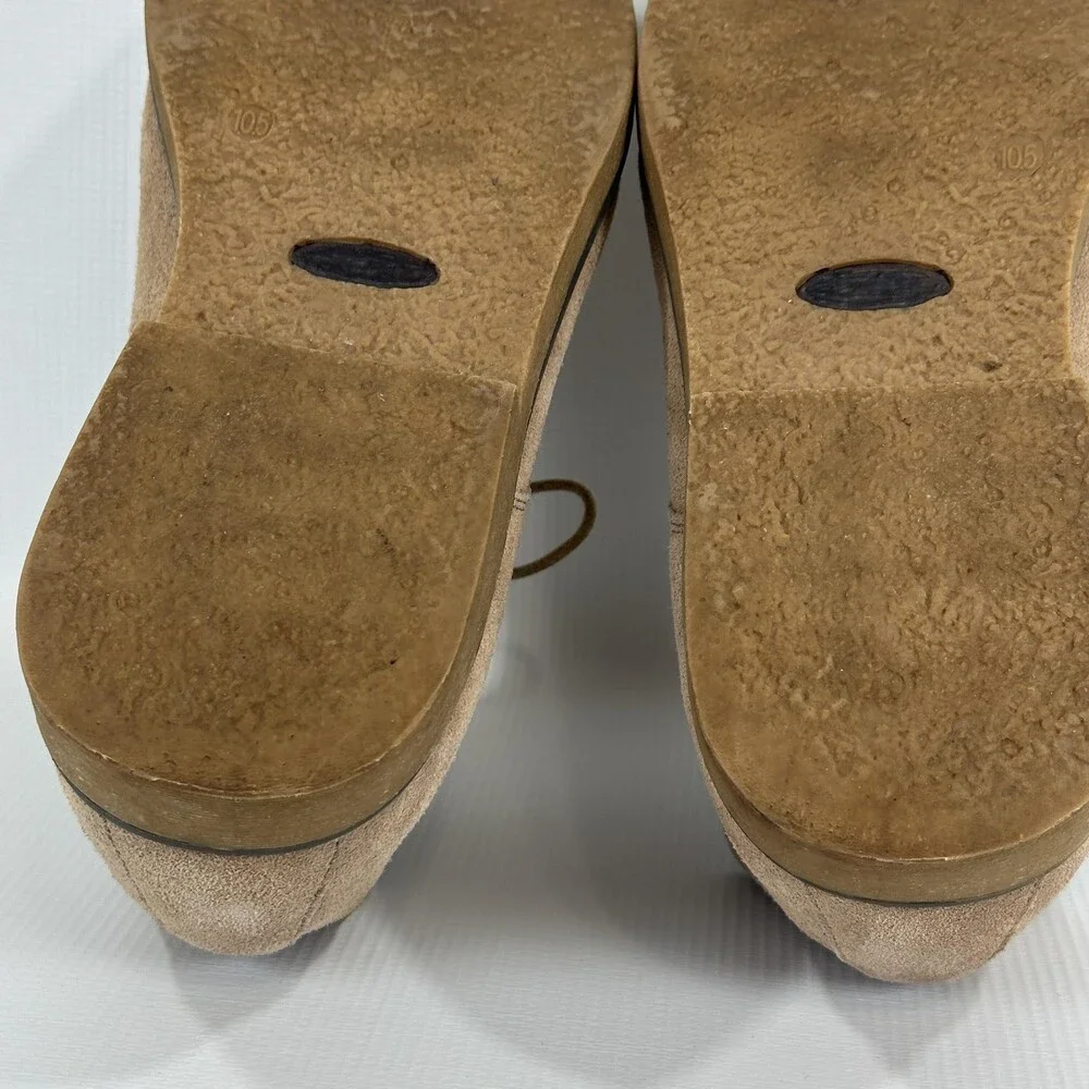 Bruno Marc Boots Mens Size 10.5 Beige Suede Chukka Desert Lace Up Casual